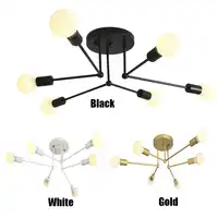 Nordic wrought iron LED chandelier lights LED Kitchen Lights LED Lamp Bedside chandelier Lamps Branch Light Fixture E27