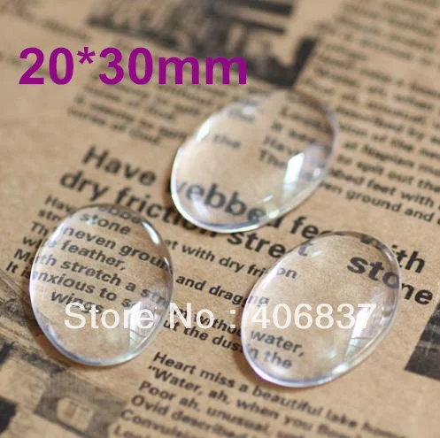 30 шт./лот хорошее качество 20X30mm купол овальный прозрачный увеличительное стекло