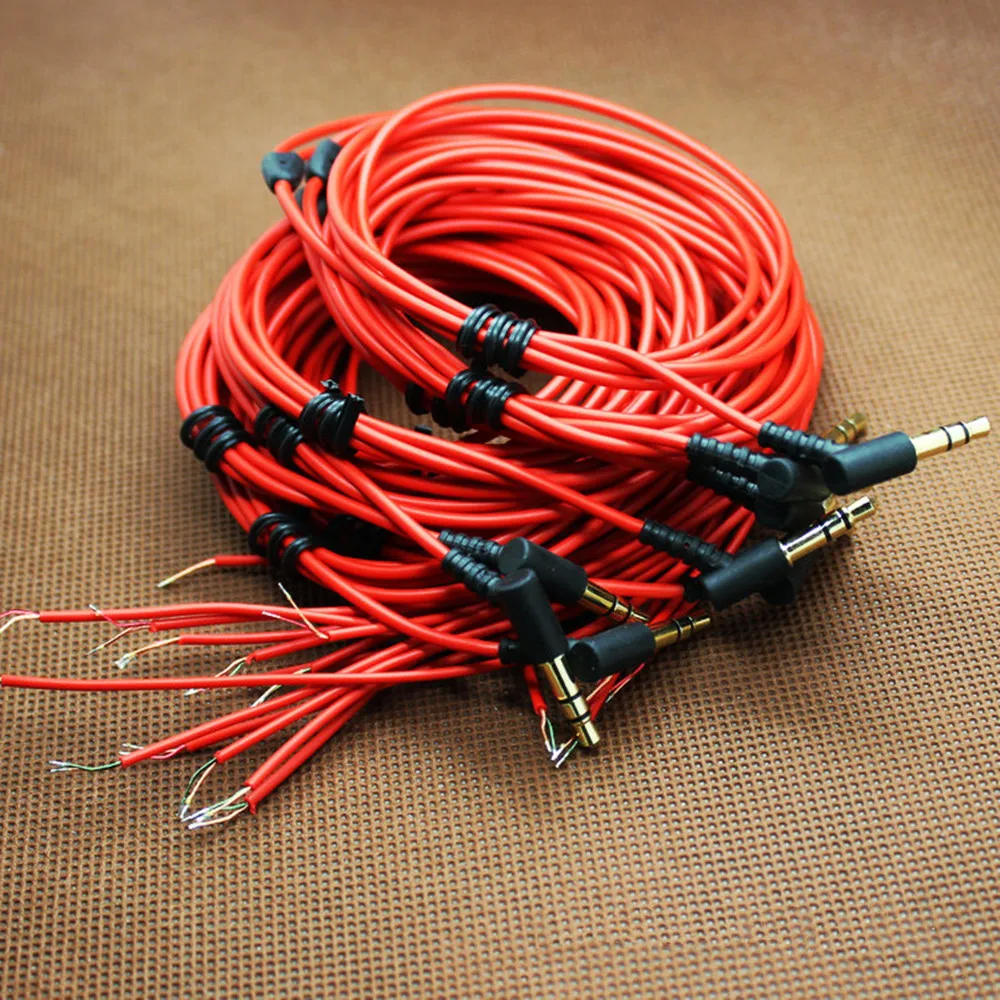 New FENGRU 50pcs/lot 14 core 1.2M DIY Replacement wire Audio Cable