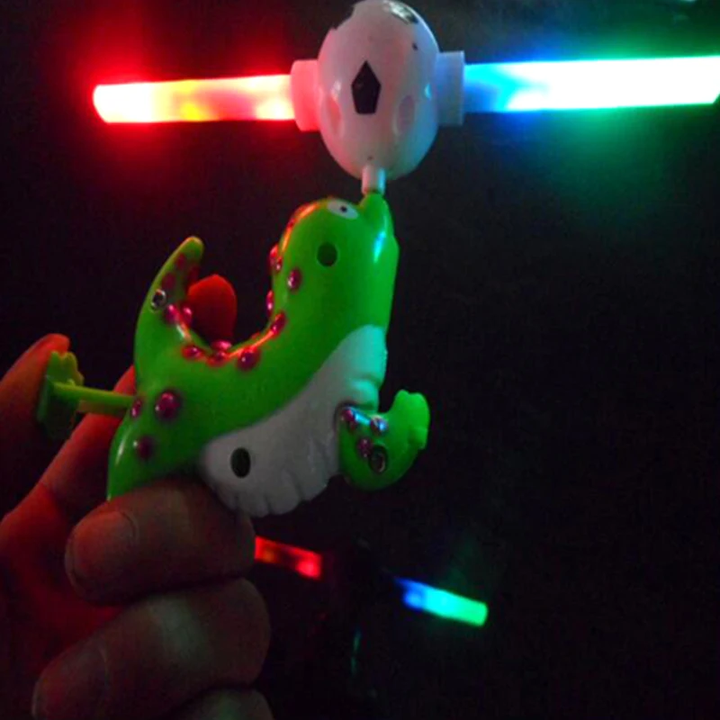 

led party led toys glow in the dark dolphin Windmills Light Up LED And Music Spinning Windmill Glows Toys For Children Gift