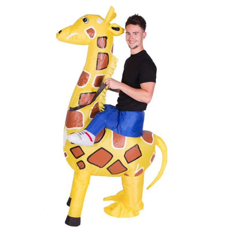 Inflatable Giraffe Costumes for Adult Ride on Cosplay Suits Animal