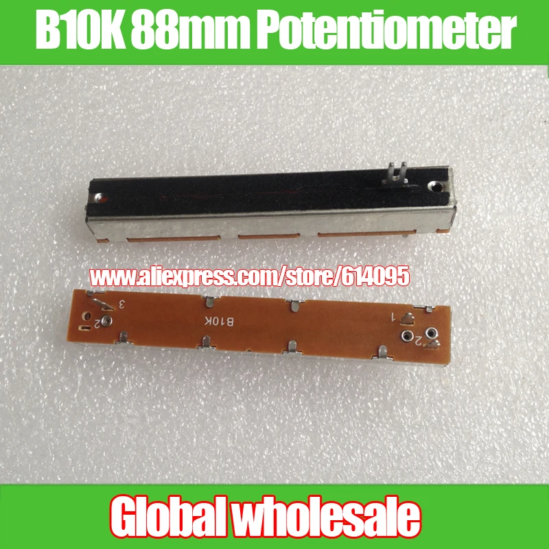 60mm Slide LIGHTING SLIDE POTENTIOMETERS 10K LIN MIXER //AUDIO