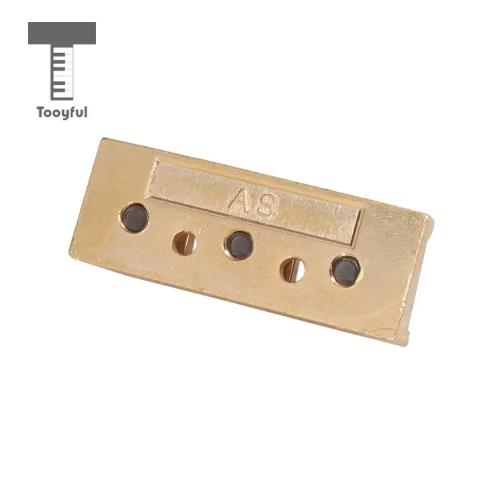 Tooyful Electric Guitar String Locking Nut with Allen Wrench Screws for Tremolo Bridge 43mm