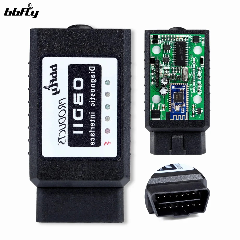 Bbfly-BB77101 ELM327 Bluetooth V1.5 может сканировать инструмент Android OBD2 сканер OBD/сканер