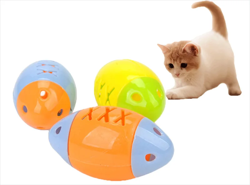 Plastic rugger cat toy