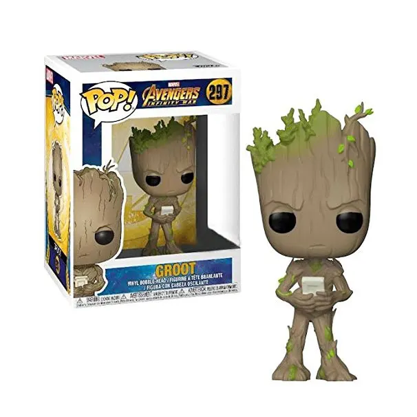 Funko pop Marvel стражи Галактики Grootted Avengers3 groots brinquedos фигурку игрушечные лошадки для детей Рождественский подарок