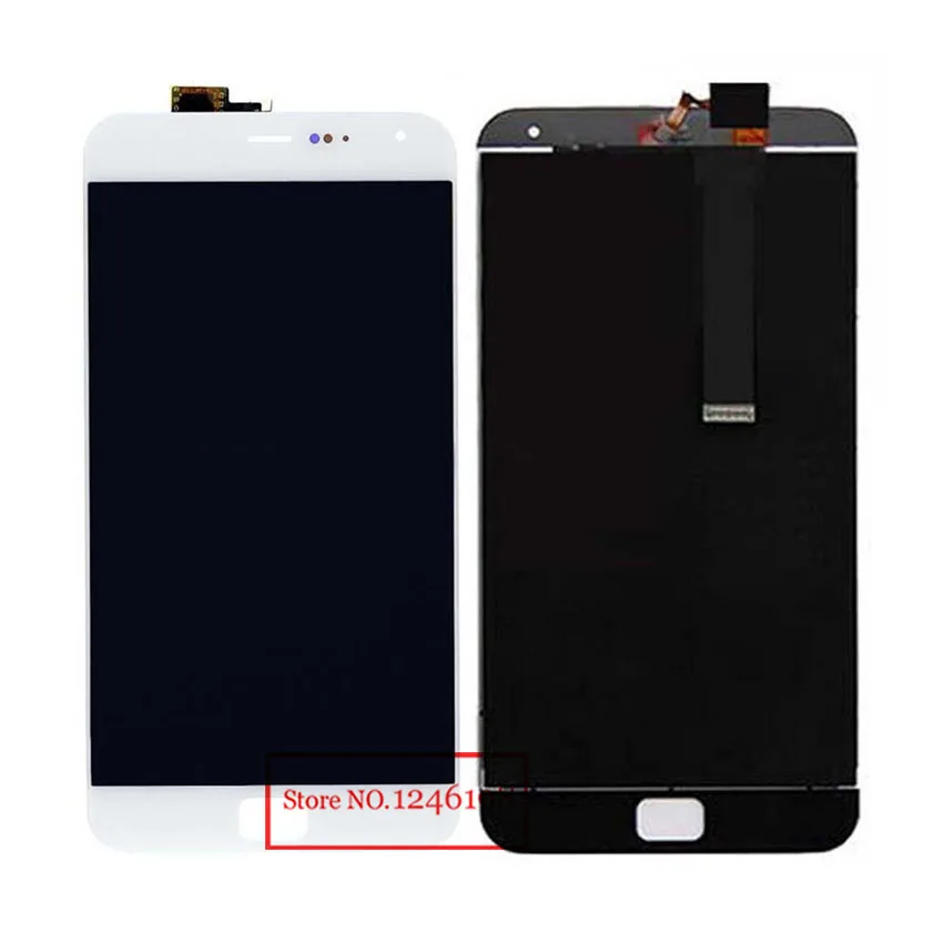 

TOP Quality Tested White Full LCD Display Touch Screen Digitizer Assembly For Meizu MX4 Pro 5.5" Cell Phone Panel Replacement
