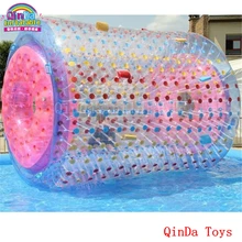 Новейшая игрушка 2017 мания горки мяч на воде, летние игры надувные воды ролик мяч для бассейна
