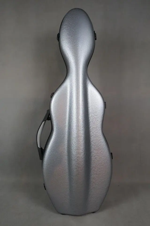 Шт. 1 шт. сильная редкая модель, серый жесткий Стекло волокно 4/4 скрипки случае