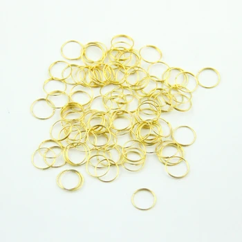 

12MM 500pcs/lot Golden Metal Rings Bead DIY Curtain Accessories Lighting & Curtain connectors