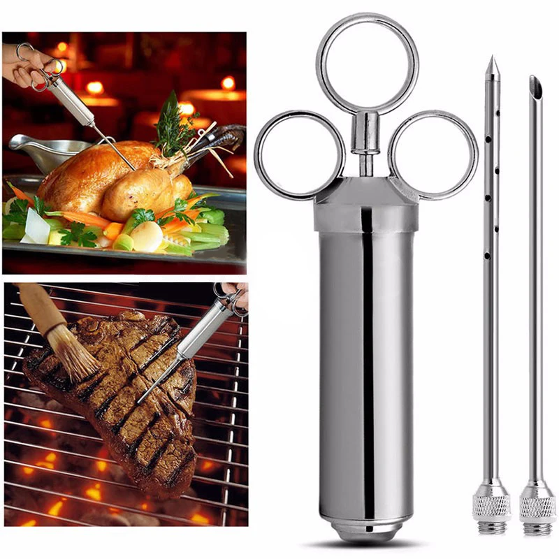 Stainless Steel Meat Marinade Injector (6)