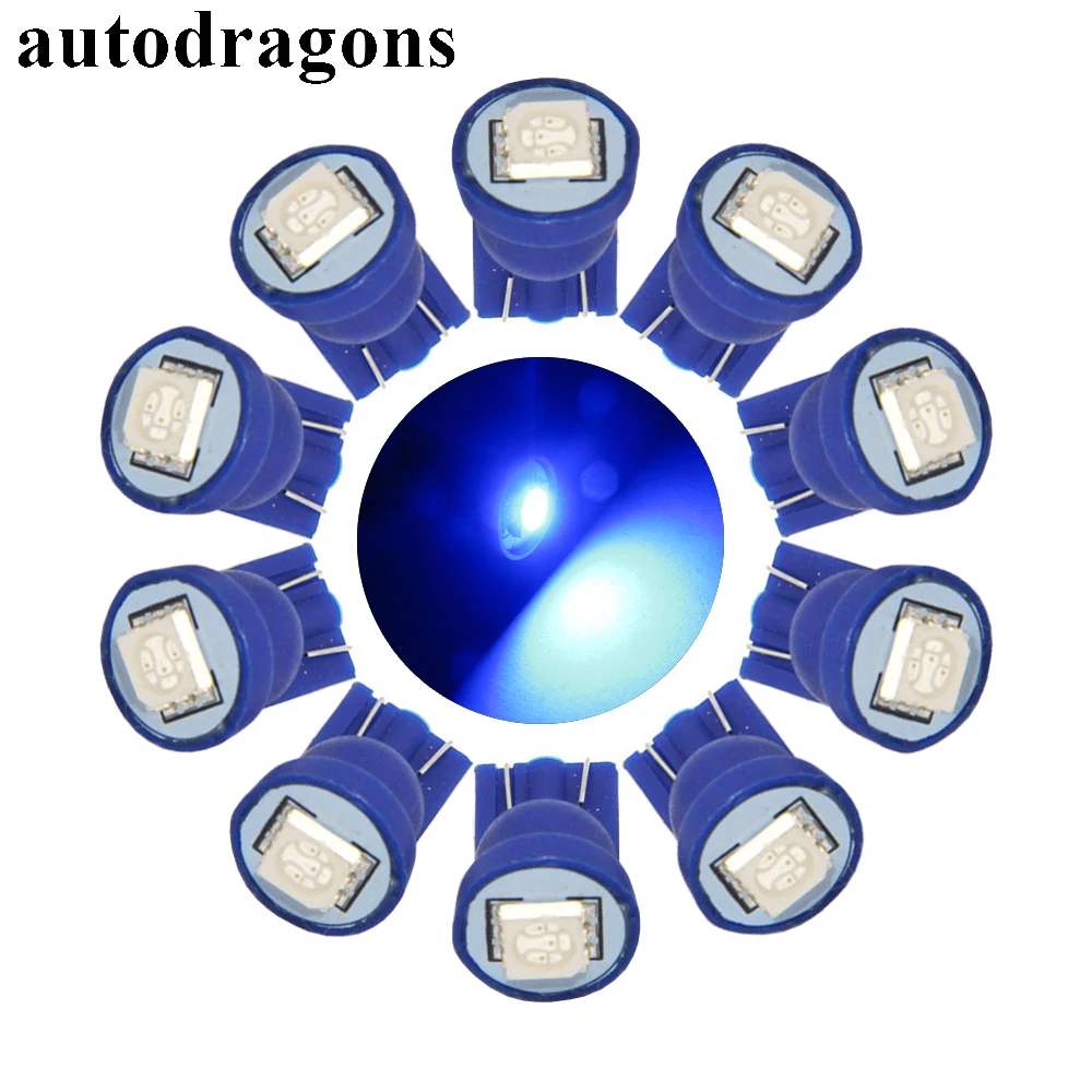 Autodragons 100 шт. T10 194#555 пинбол светодиодные огни 6,3 В AC не ореолов 6000 К белый Флиппер пинбол светодиод для Bally пинбол