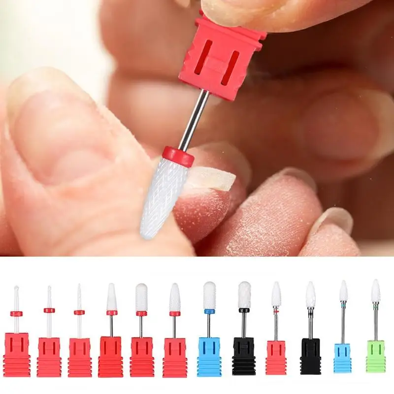 

1pc Nail Drill Bits Milling Cutter For Manicure Ceramic Milling Cutters Electric Nail File Drill Nail Polish Machine Accessories