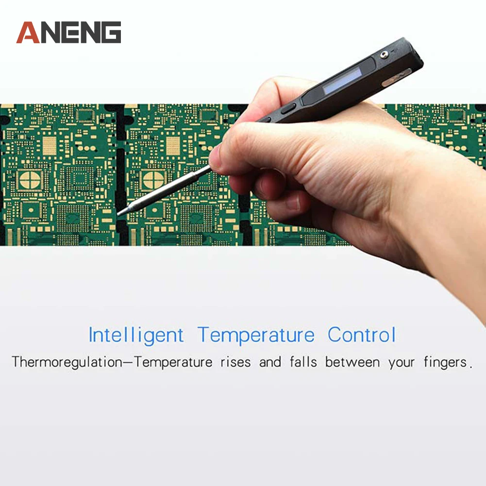 

New 1 Set Mini Portable 65W Programmable TS100 Electric Soldering Iron Digital LCD Hot Selling