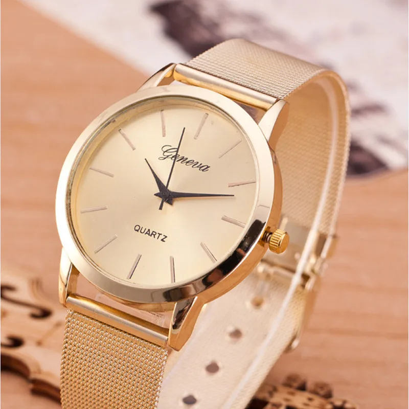 Zegarek Damski Горячее предложение Элитный бренд любителей смотреть Для женщин модные классические Часы из нержавейки Reloj Mujer Повседневное