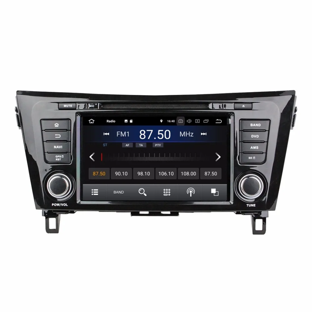 Discount Quad Core 8" Android 8.1 Car DVD Player for Nissan QashQai X-Trail 2014 2015 With 2GB RAM Radio GPS WIFI Bluetooth 16GB ROM 2