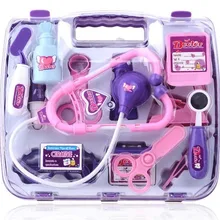 [Новое] игровой домик игрушки 14 шт./компл. ребенок дети Моделирование игровой набор «Доктор» медсестра медицина пластиковый инструментарий коробка ролевые игры игрушка в подарок