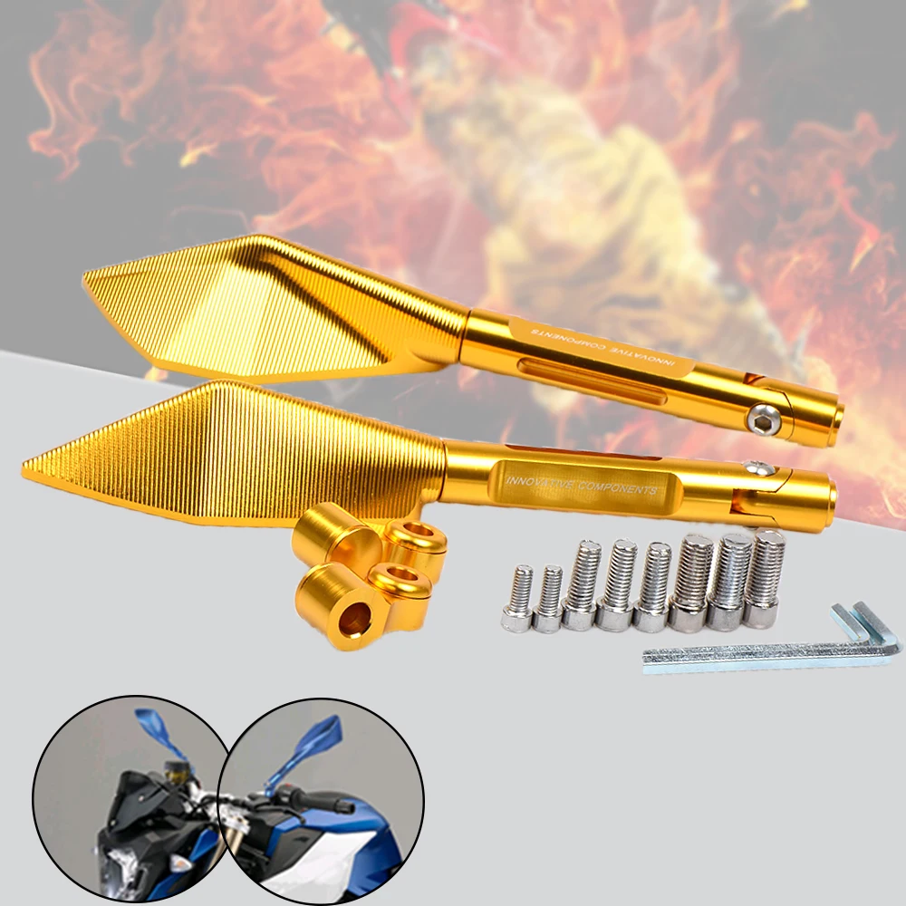 Боковые зеркала заднего вида мотоцикла CNC алюминий для Yamaha YZF R1/R125/R15/R1M/R25/R3/R6 BMW