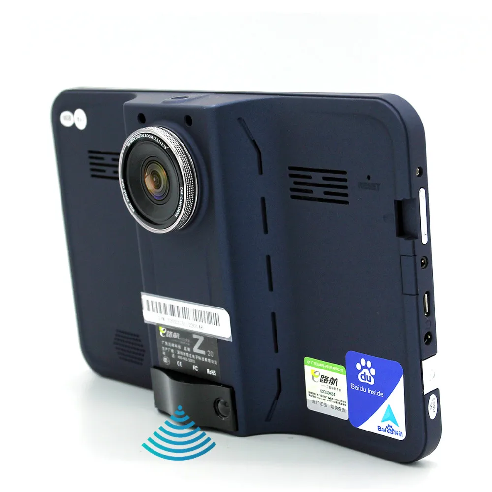 Junsun 7 дюймов автомобильный GPS 16 ГБ навигация андроид радар детектор с DVR навигатор