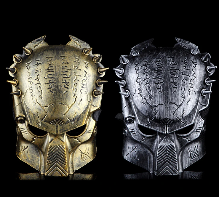 Plastic Airsoft mascara terror ghost Skull Predator mask men/Warrior armor carnival Paintball