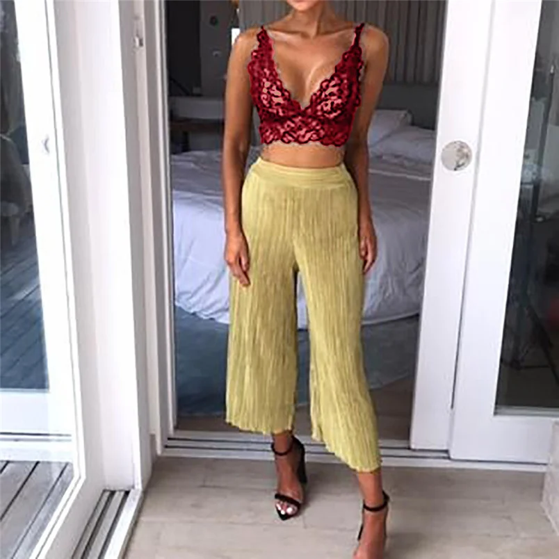 Fashion Women Lingerie Corset Sexy Lace Flowers Breathable Bralette Bralet Bra Mini Tank Cami Crop Underwear #J15 (12)