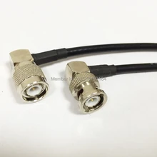 Модем с коаксиальным кабелем штекер TNC вилка правый угловой переключатель BNC разъем под прямым углом RG58 кабель 50 см/2" адаптер