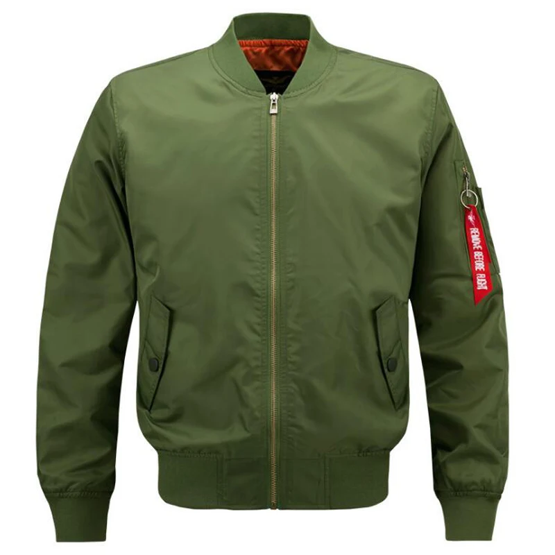 

Spring 2018 men jackets high quality brand bomber jacket Army Military Style Breathable jaqueta Jackets Pilot Coat Mens
