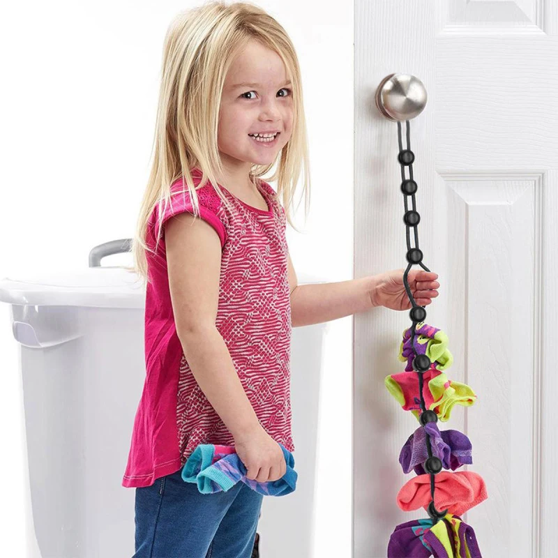 

1PC Sock Wash Organizer Storage Bra Underwear Ties Socks Easy Clips Lock Tightly Hanging Closet for Wash Dry Store Space Saving