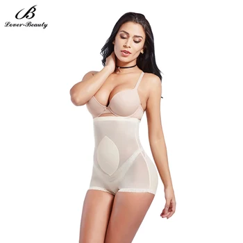 

Lover Beauty Sexy Lace Slimming Body Shaper Tummy Control Waist Trainer And waist Waist Slimmer Butt Lifter Corsets Shapewear-A