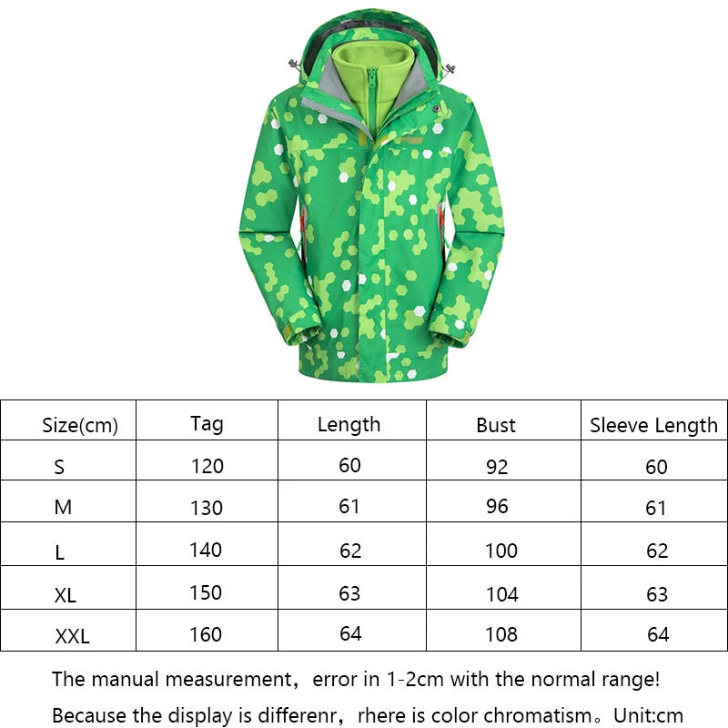 Winter Children Ski Suit Girl Outdoor Snowboard Jacket Boy Hooded Waterproof Kids Skiing Coat Softshell Warm Windproof