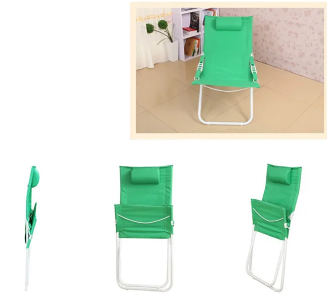 High quality simple modern folding chair lunch nap deck chair cun beach outdoor leisure chair free shipping