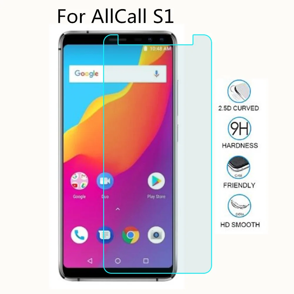 2pcs 2.5D 0.26mm 9H Premium Tempered Glass For AllCall S1 Protector Protective film Screen Film | Мобильные телефоны и