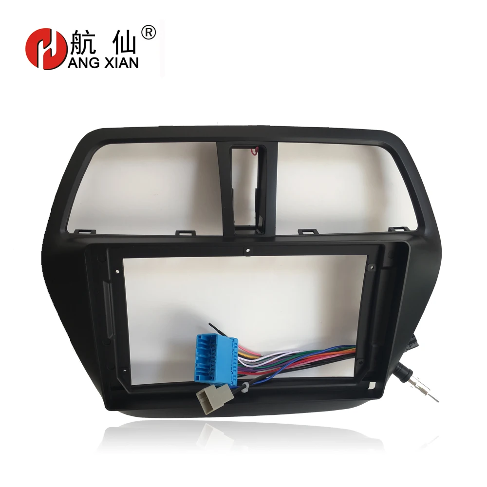 HANGXIAN 2Din Автомобильная Радио Рамка для Suzuki S-CROSS Автомобильный dvd-плеер панель приборная панель монтажная рамка накладка рамка