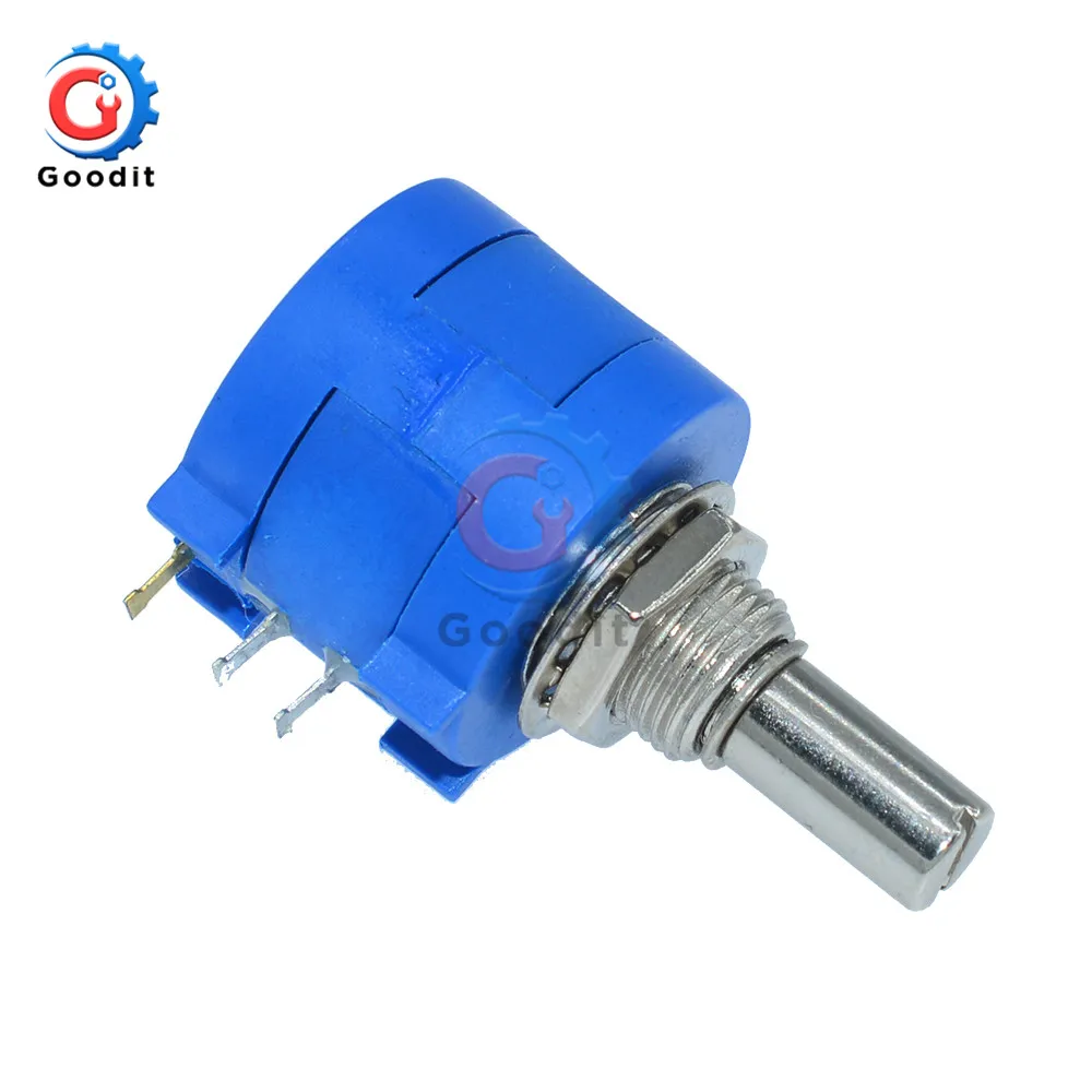 3590S-2-103L 3590S 10K ohm Precision Multiturn Potentiometer 10 Ring Adjustable Resistor | Инструменты