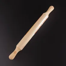 20шт деревянная Скалка 40*4 см помадка торт украшение тесто ролик Выпечка инструменты кухонные аксессуары ZA6820