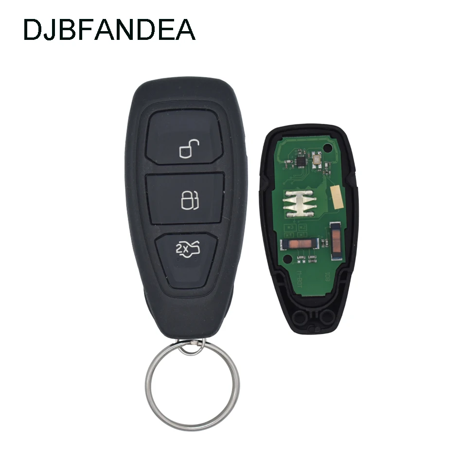

DJBFANDEA 3Buttons 433mhz Smart Remote Car Key 4D83 Chip 80Bits for Ford Focus Fiesta Mondeo C-Max Kuga 2011 2012 2013 2014 2015