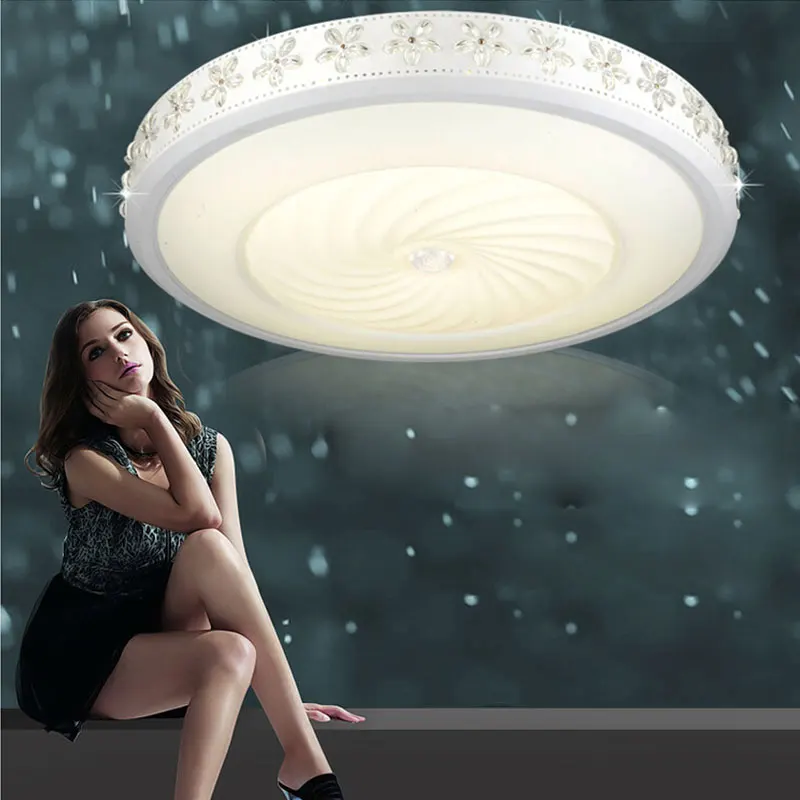 

Round Bright Led Ceiling Lights 12W Mordern for Bathroom Kithcen with Three Color Temperatures LED Bulbs