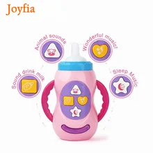 Детская игрушка для имитации молочной бутылки светодиодный мигающий детский флакон со звуком и светильник игрушки, музыкальный инструмент Детский Светильник enment Toys