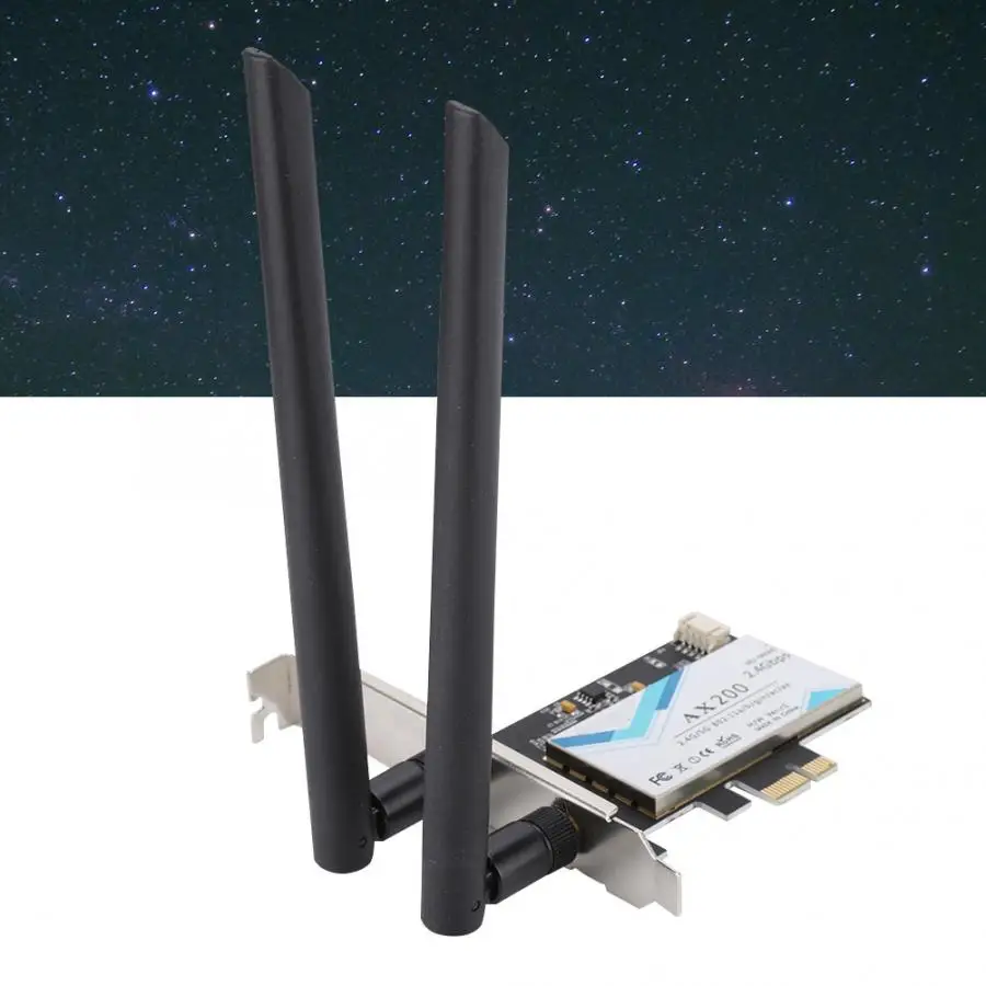 Для Intel AX200NGW 802.11ax WiFi6 2400 M PCI-E настольная беспроводная сетевая карта с Bluetooth 5,0 некоторые винты