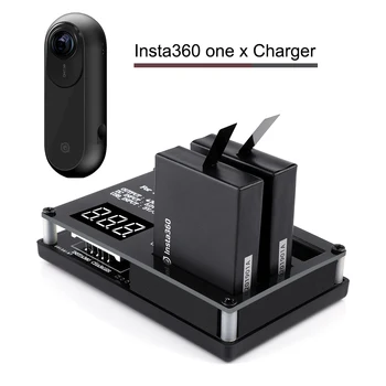 

For Insta 360 ONE X Panorama Camera Battery Charger Battery Rechargeable Micro USB Fast Charging 3 in 1 Camera Battery Charger