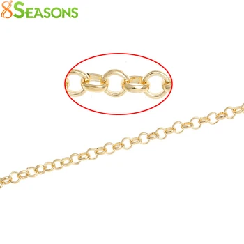 

8SEASONS Link-Opened Cable Chains Findings KC Gold color 2.5mm,10M (B32546)