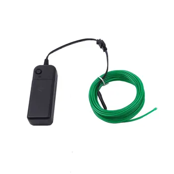 

Glow Neon Luminescent Line EL Wire Cable Light Strip Rope Bar Decoration DIY colorful For KTV Bar Street billboard Party Light