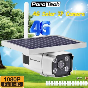 

Newest 4G Solar Powered IP Camera with Built-in Battery Support 4G SIM Card HD 1080P Wireless Outdoor Security CCTV Camera YN88