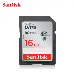 SanDisk sd-карта 16 Гб карта памяти SDHC Ultra Tarjeta sd-карта 16 Гб для Canon sony samsung Nikon Olympus Цифровая умная зеркальная камера