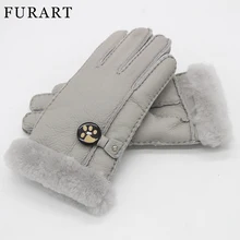 New 2017 Brand font b Women b font s font b Gloves b font 100 Sheepskin