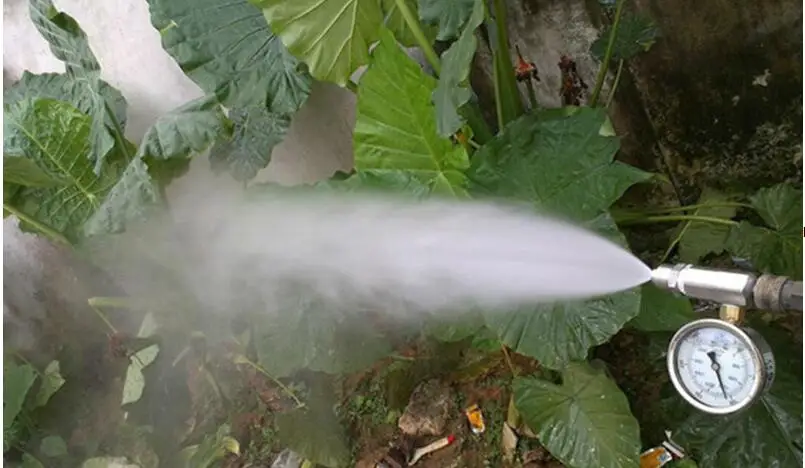 

low pressure airAir atomizing spray nozzle,Stainless steel dust suppression cleaning ultrasonic air atomizing dry fog nozzle