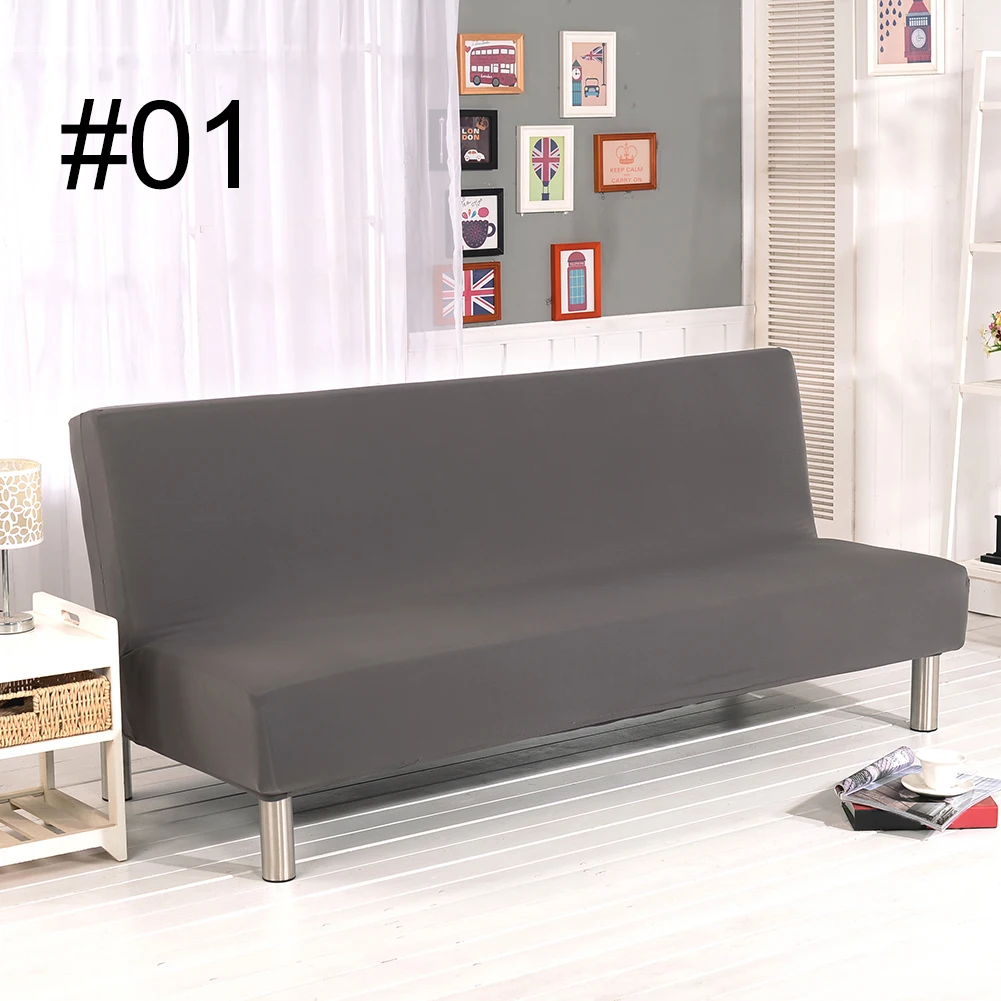 Растягивающийся чехол для дивана, кровати, складной защитный чехол для футона, все включено - Цвет: gray