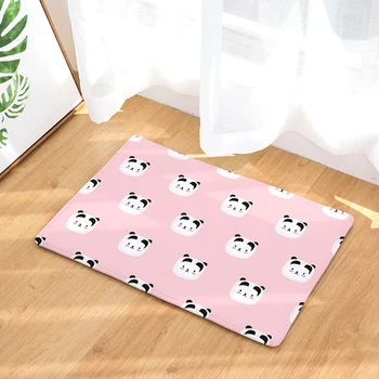 

Flannel Cartoon Animals door mats Household bathroom door mats foot mats long bedroom mats