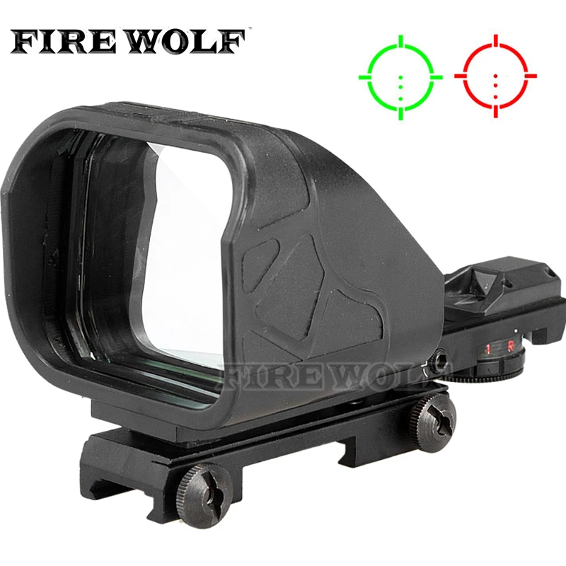 

Tactical Scope Hunting Optics Riflescope Holographic Big Red Dot Sight Reflex Reticle Hunting Gun Accessories