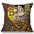 Gold Oil Painting Throw Pillow Cover Gustav Klimt Gallery Pillow Case Home Decorative Pillow  Linen Pillowcase Sofa Cushion 20